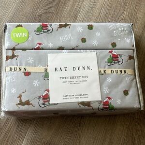 Rae Dunn Christmas Holiday THIS HOUSE BELIEVES Sheet Set